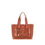 Multicolor Raffia Shoulder Bag