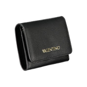 Black Polyurethane Women's Wallet