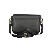 Black Polyurethane Women's Bag