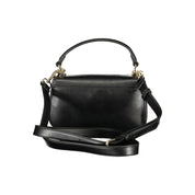 Black Polyurethane Women's Bag