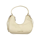 Beige Polyurethane Women's Bag