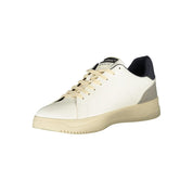 White Polyurethane Men's Sneaker