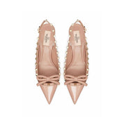 Valentino Garavani Beige Calfskin High Heel Pumps