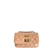 Pink Leather Women Crossbody Bag