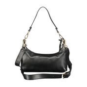 Black Polyurethane Women's Bag