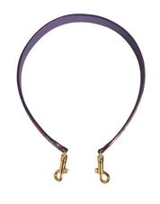 Multicolor Floral Leather Bag Accessory Shoulder Strap