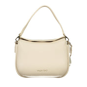 Beige Polyurethane Women's Bag
