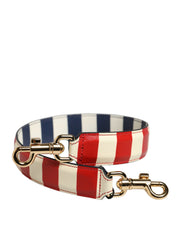 Dolce & Gabbana Multicolor Leather Striped Bag Accessory Shoulder Strap