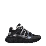 Versace Black Fabric Athletic Sneakers