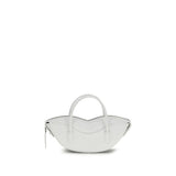 White Calf Leather Bos Taurus Shoulder Bag