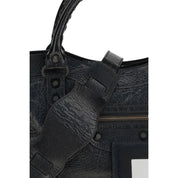 Balenciaga Black Lamb Ovis Aries Aries Shoulder Bag