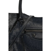 Balenciaga Black Lamb Ovis Aries Shoulder Bag