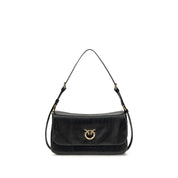 Black Calf Leather Bos Taurus Shoulder Bag