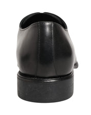 Dolce & Gabbana Black Calfskin Leather Derby Men Dress Shoes Dolce & Gabbana