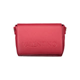 Rosso Poliuretano Donna Bag With Adjustable And Removable Strap