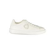 White Polyurethane Men's Sneaker
