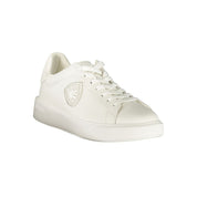 White Polyurethane Men's Sneaker