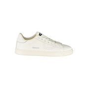 White Polyurethane Men's Sneaker