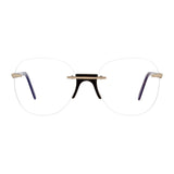 Gold Metal & Plastic Glasses (Frames)