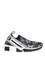 Dolce & Gabbana Black Stars Logo SORRENTO Sneakers Shoes