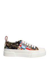 Multicolor Patchwork Low Top Sneakers Shoes