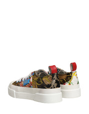 Multicolor Patchwork Low Top Sneakers Shoes