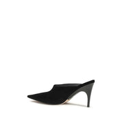 Balenciaga Black Suede Leather Mules