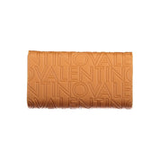 Brown Polyurethane Womens Wallet