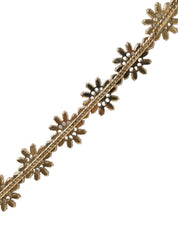 Dolce & Gabbana Green Leather Daisy Crystal Embellished Waist Belt Dolce & Gabbana