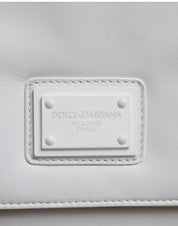 White Logo Plaque Crossbody Shoulder Borse Women Bag
