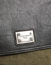 Military Green Two Tone Messenger Shoulder Borse Men Bag