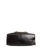 Military Green Two Tone Tote Duffel Shoulder Borse Bag