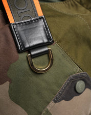 Military Green Patchwork Rucksack Backpack Borse Men Bag