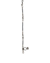 Silver Tone Chain Signature DG Logo Pendant Necklace