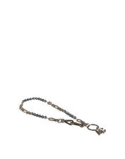 Silver Tone Chain Signature DG Logo Pendant Necklace