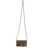 Flip Cover Brown Leopard Crystal iPhone X - XS Case