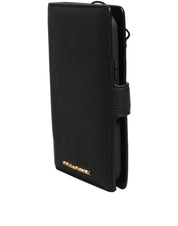Case Flip Cover Black Calf Leather iPhone11 PRO Phone