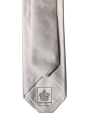 Light Gray Silk Satin Wide Adjustable Men Necktie Tie