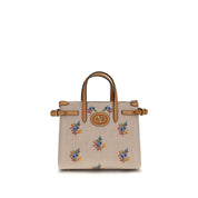Beige Cotton Handbag