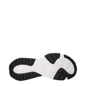 White Fabric Athletic Sneakers