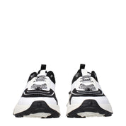 Black Fabric Athletic Sneakers