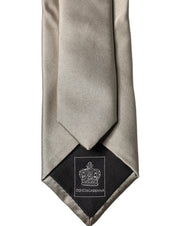 White Tattoo Floral Silk Adjustable Men Tied Necktie Tie