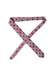 Multicolor Patterned Silk Adjustable Men Tied Necktie Tie