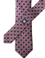Multicolor Patterned Silk Adjustable Men Tied Necktie Tie