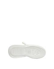 White Calfskin Leather Low Top Sneakers Shoes