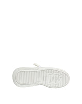 White Calfskin Leather Low Top Sneakers Shoes