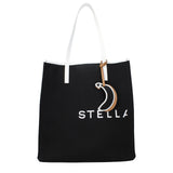 Black Fabric Shoulder Bag