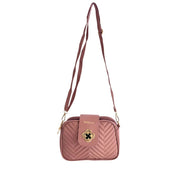 Baldinini Trend Pink PU Women Crossbody Bag