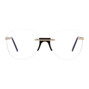 Black Metal Glasses (Frames)