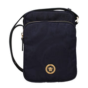 Versace Blue Fabric Crossbody Bag Versace